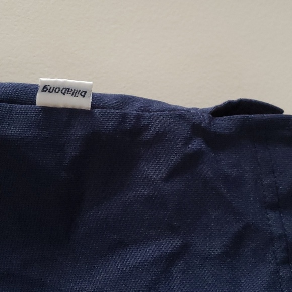 Billabong Vintage 90's Navy Blue Contrast Stitch Lido Polo Shirt Size Large - Picture 4 of 10